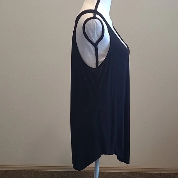 Black Summer Lg Tank Top Sleeveless - Picture 2 of 3